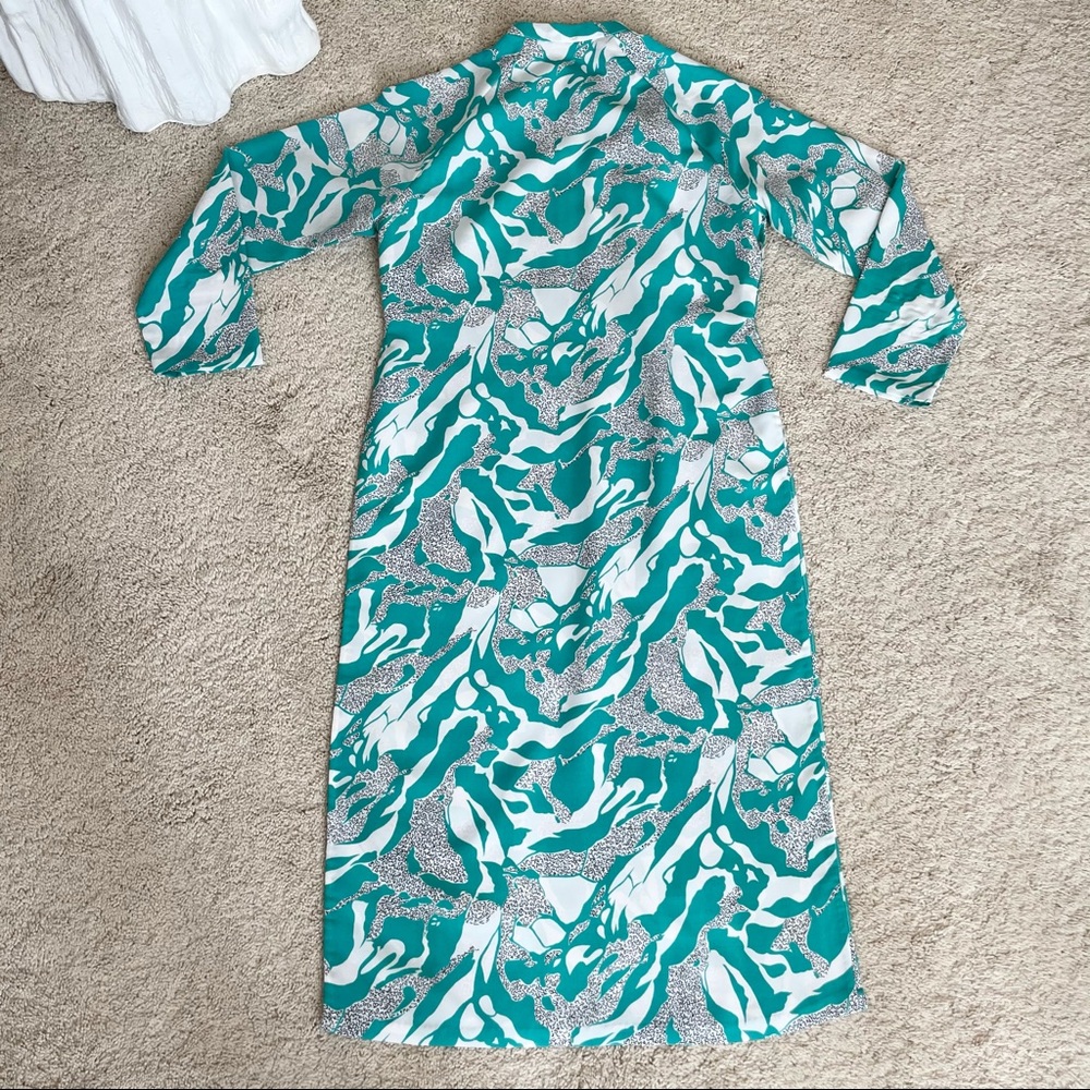 Vintage Handmade Abstract Tunic / Cheongsam - Picture 4 of 14